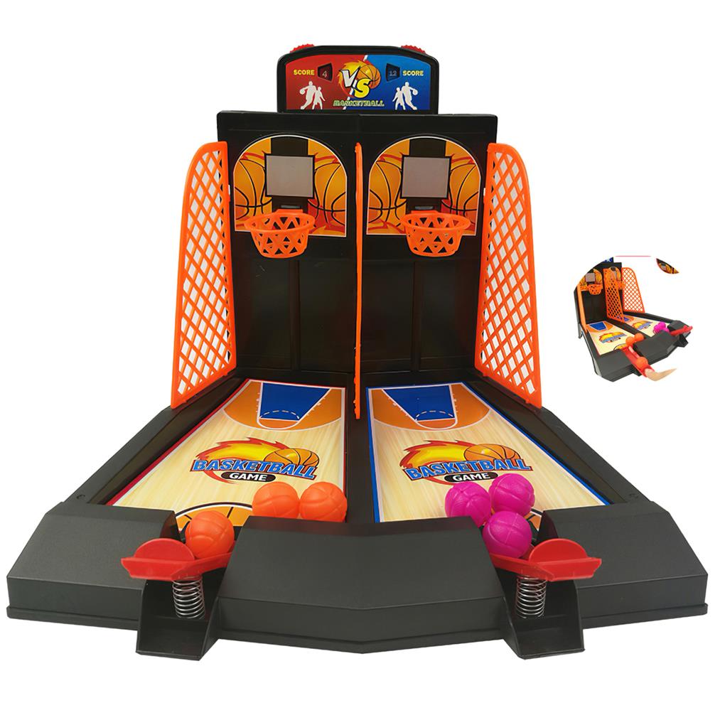 Desktop Basketball Game Toys 2-Player Table Ade Games Relaxing Intelligent Innovative Household Shooting Gift for Children