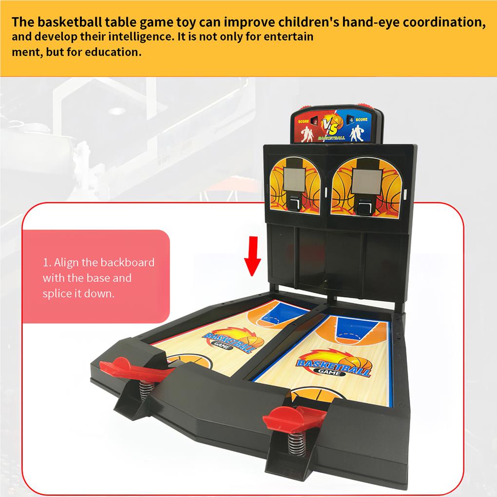 Desktop Basketball Game Toys 2-Player Table Ade Games Relaxing Intelligent Innovative Household Shooting Gift for Children