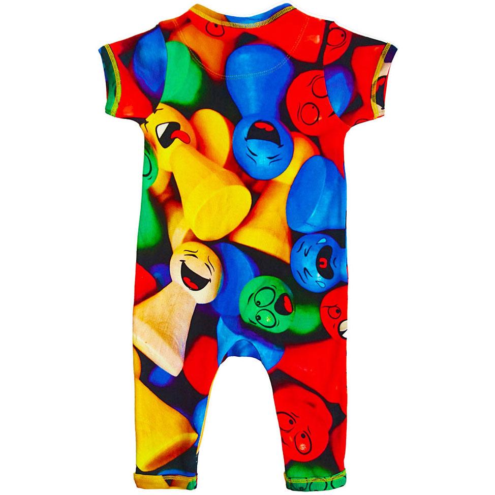 Romper - Full Leg - Game Pieces