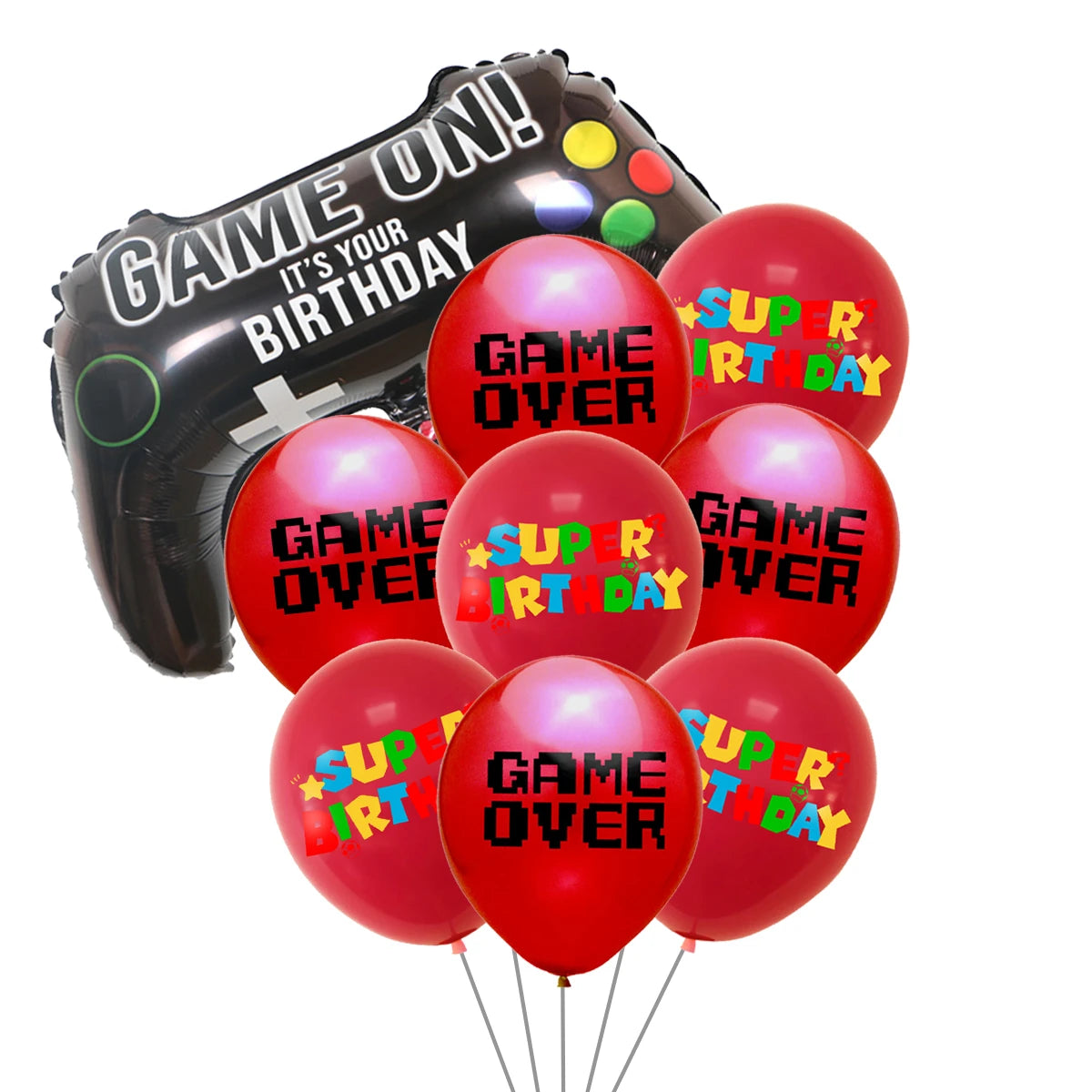 Happy Birthday Party Aluminum Foil Digital Balloon