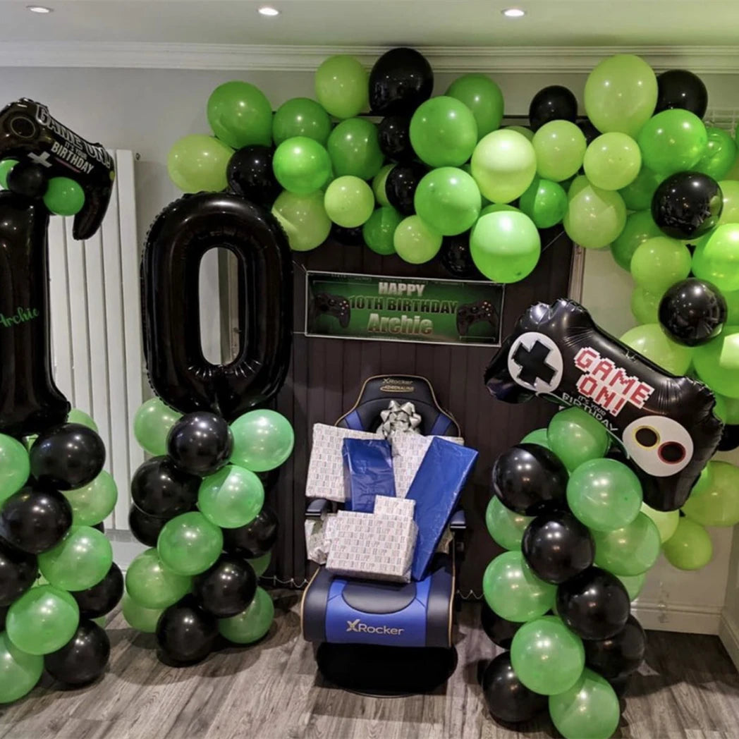 Happy Birthday Party Aluminum Foil Digital Balloon