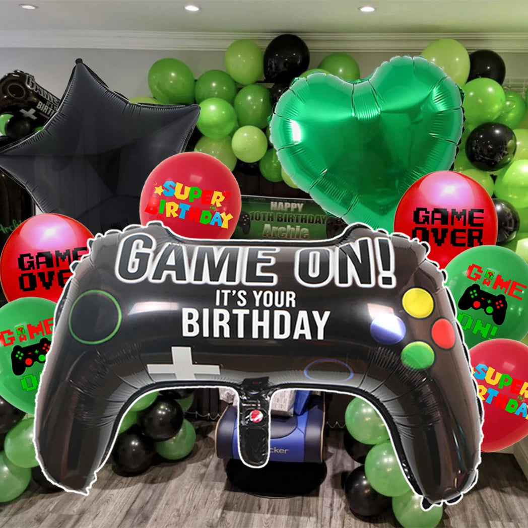 Happy Birthday Party Aluminum Foil Digital Balloon