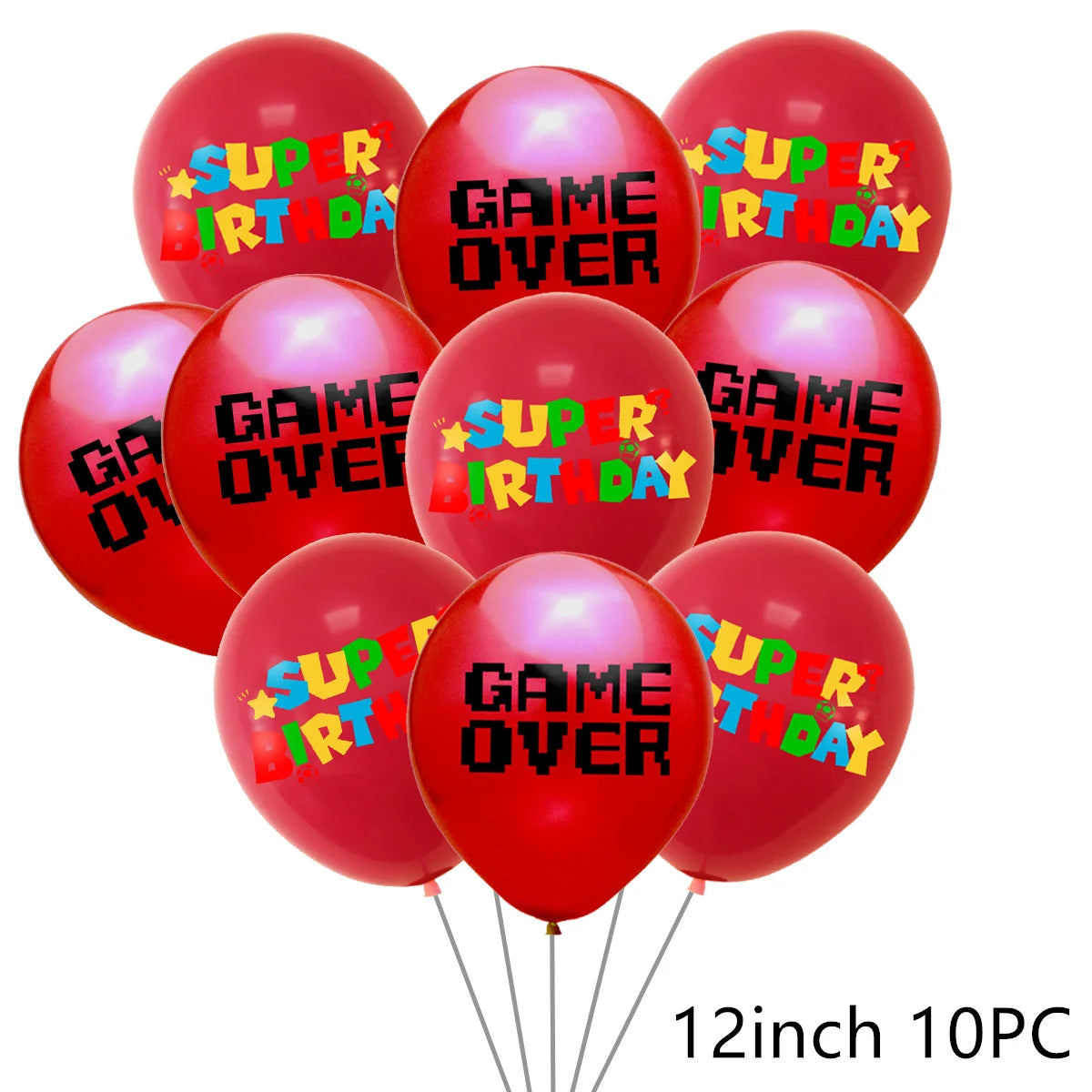 Happy Birthday Party Aluminum Foil Digital Balloon