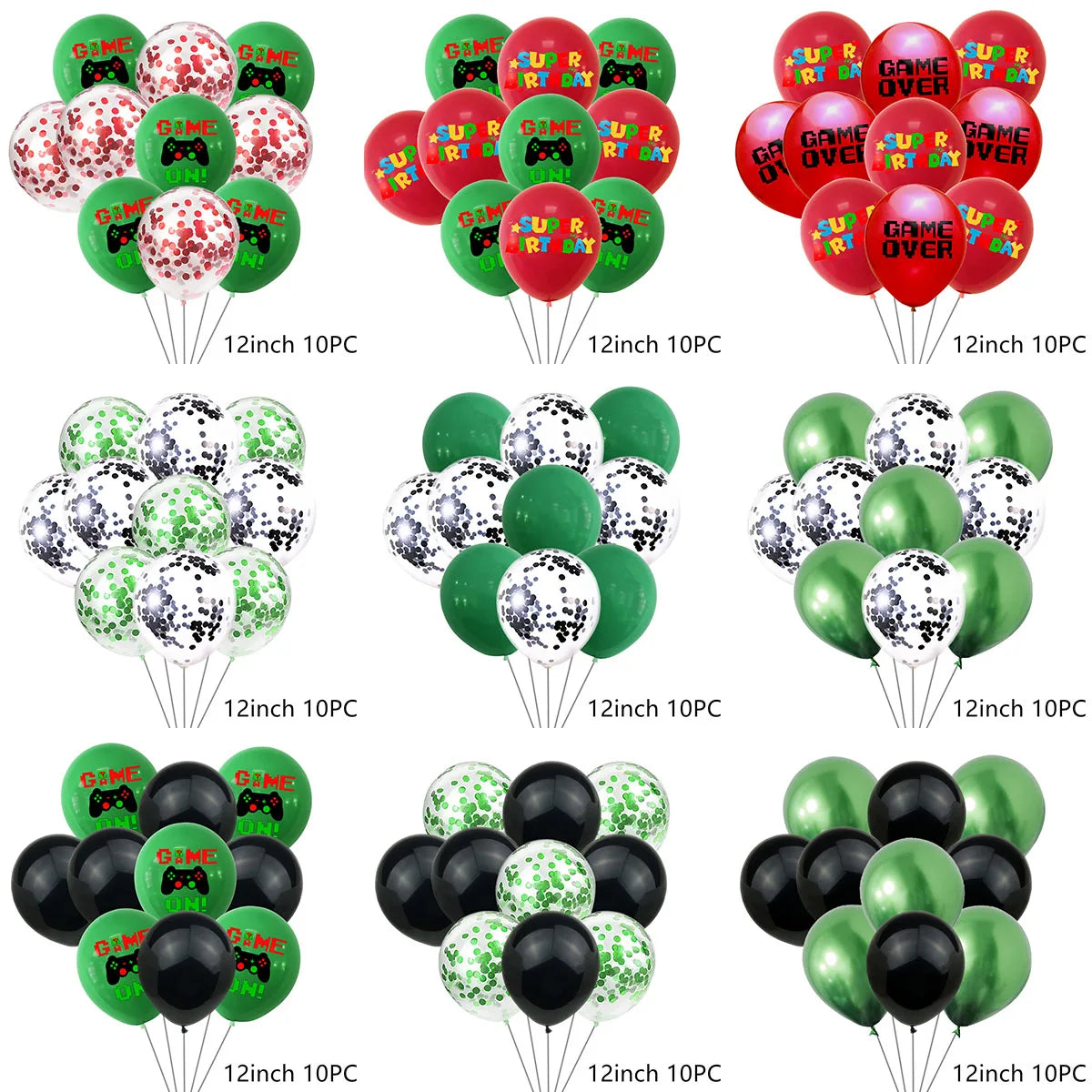 Happy Birthday Party Aluminum Foil Digital Balloon