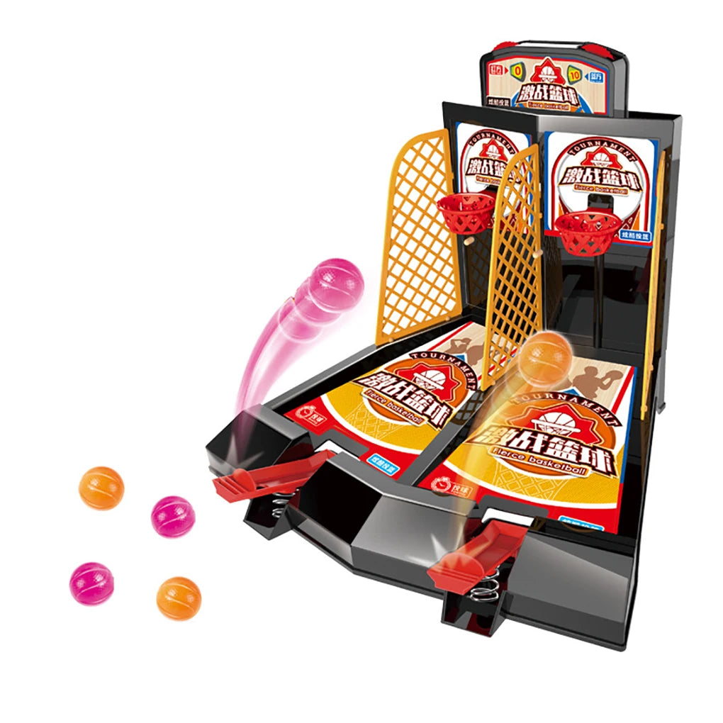 Desktop Basketball Game Toys 2-Player Table Ade Games Relaxing Intelligent Innovative Household Shooting Gift for Children