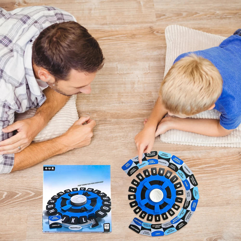 Board Game Basta Think Word Game Fast-Paced Family The Quick Thinking Letter Pressing Puzzle Games For Adults English Table Game