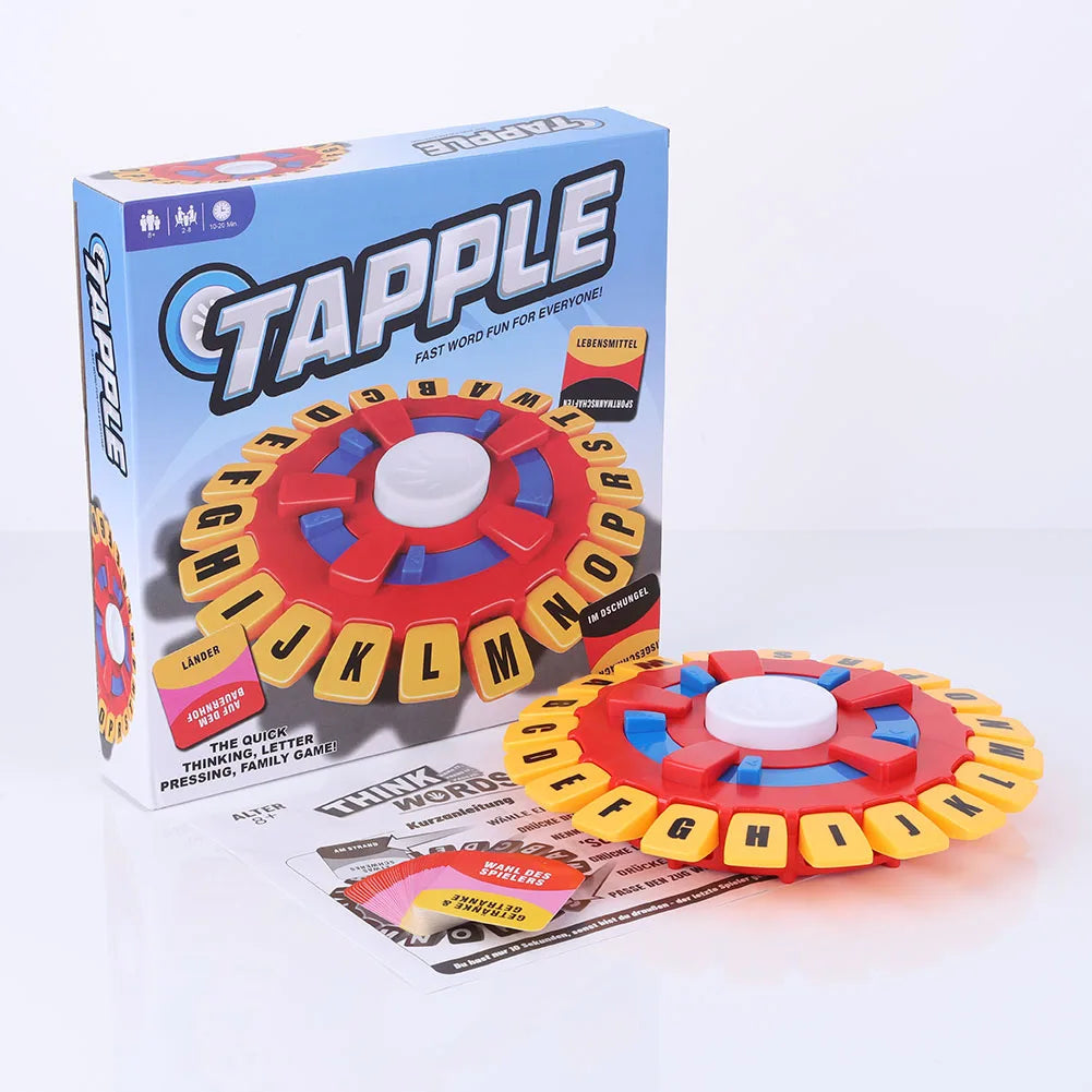 Board Game Basta Think Word Game Fast-Paced Family The Quick Thinking Letter Pressing Puzzle Games For Adults English Table Game
