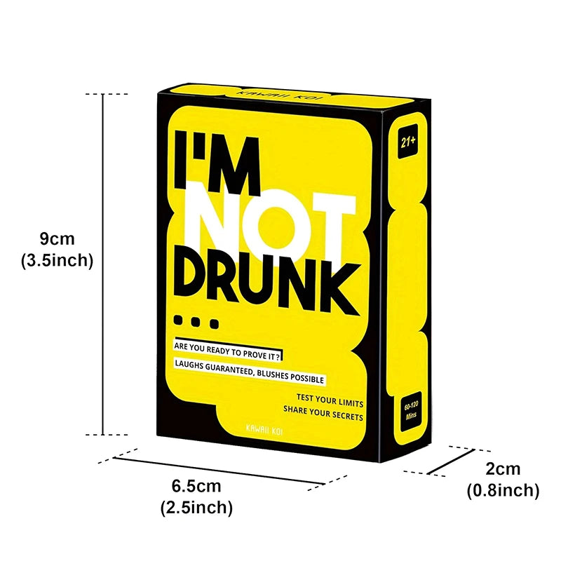 I‘M NOT DRUNK Card Game