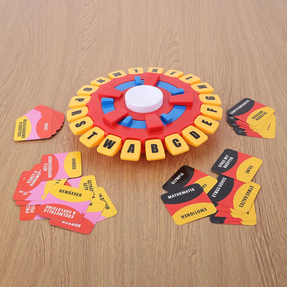 Board Game Basta Think Word Game Fast-Paced Family The Quick Thinking Letter Pressing Puzzle Games For Adults English Table Game