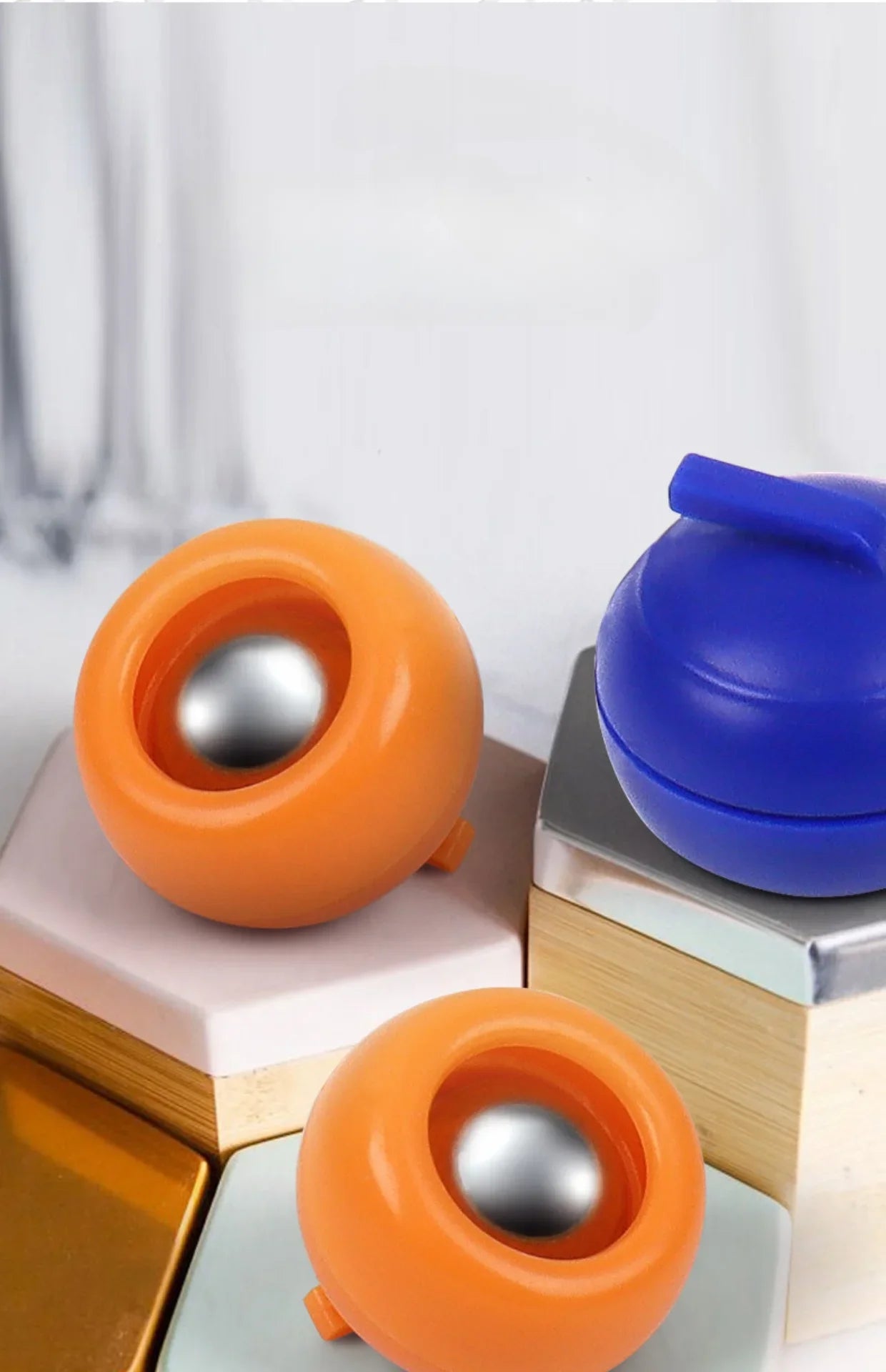 Tabletop Curling Game With 8 Rollers & Shuffleboard Pucks