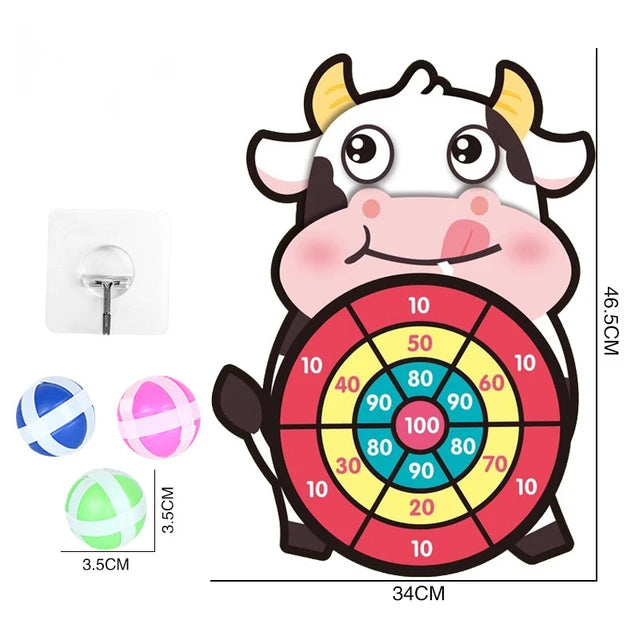Sticky Ball Dart Board Game