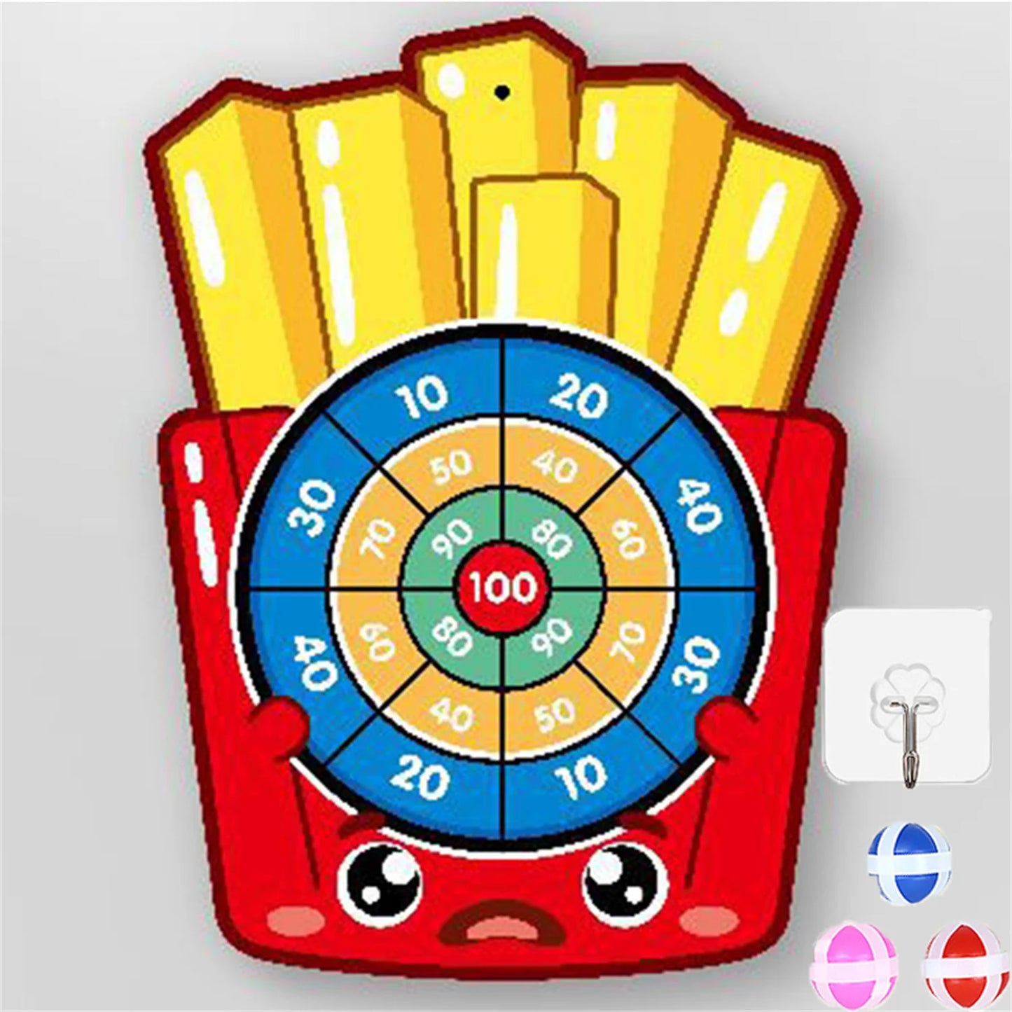 Sticky Ball Dart Board Game