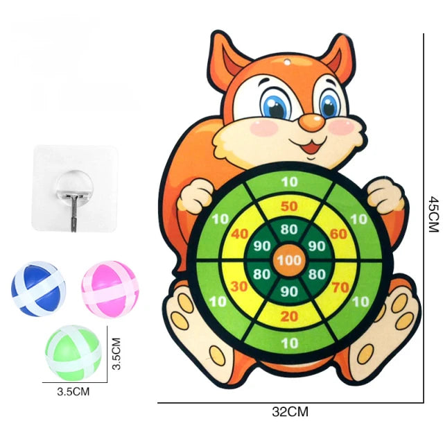 Sticky Ball Dart Board Game