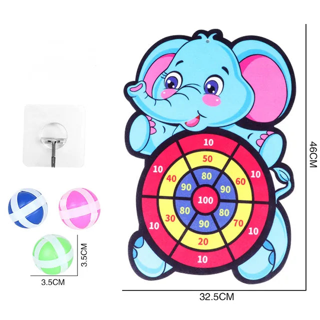 Sticky Ball Dart Board Game