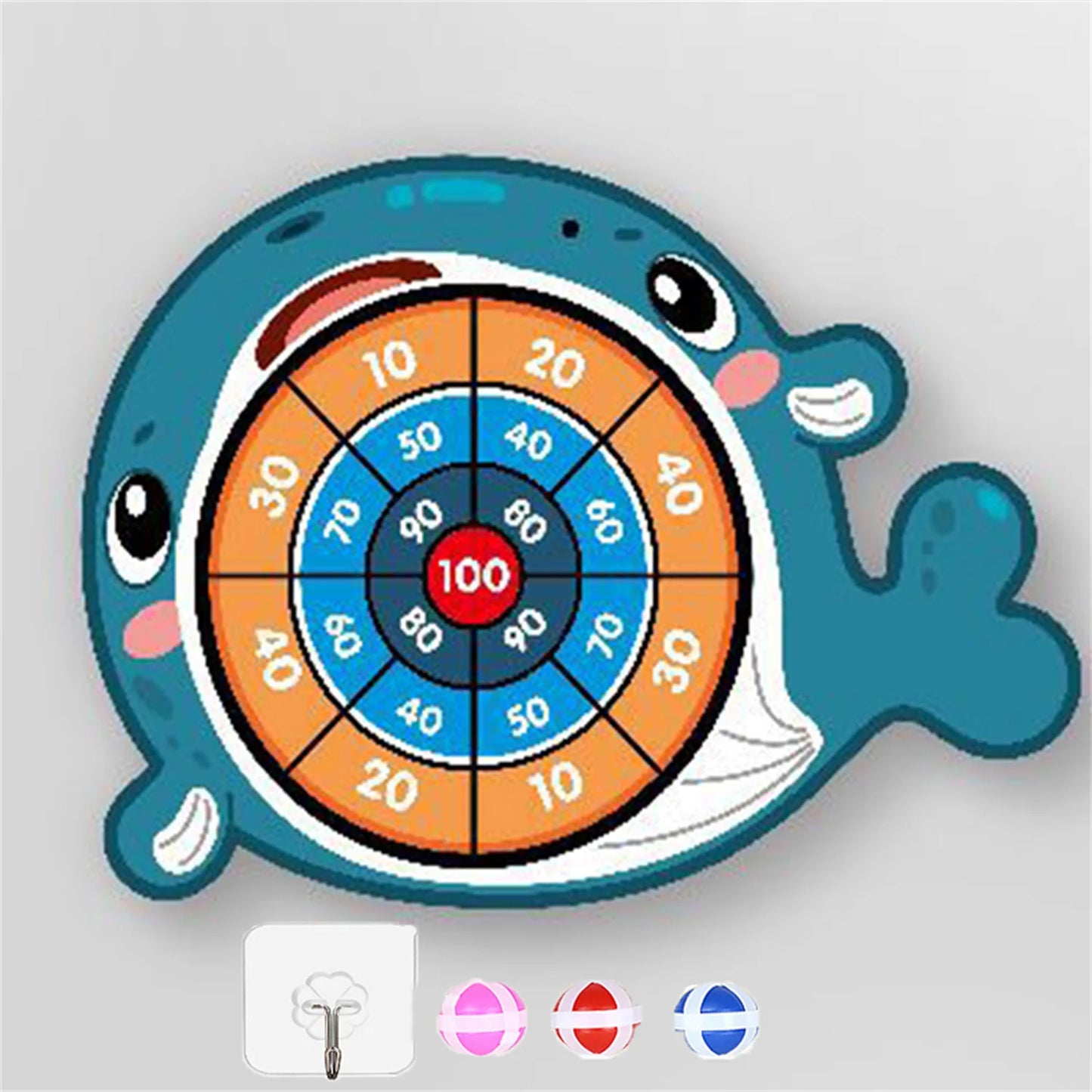 Sticky Ball Dart Board Game