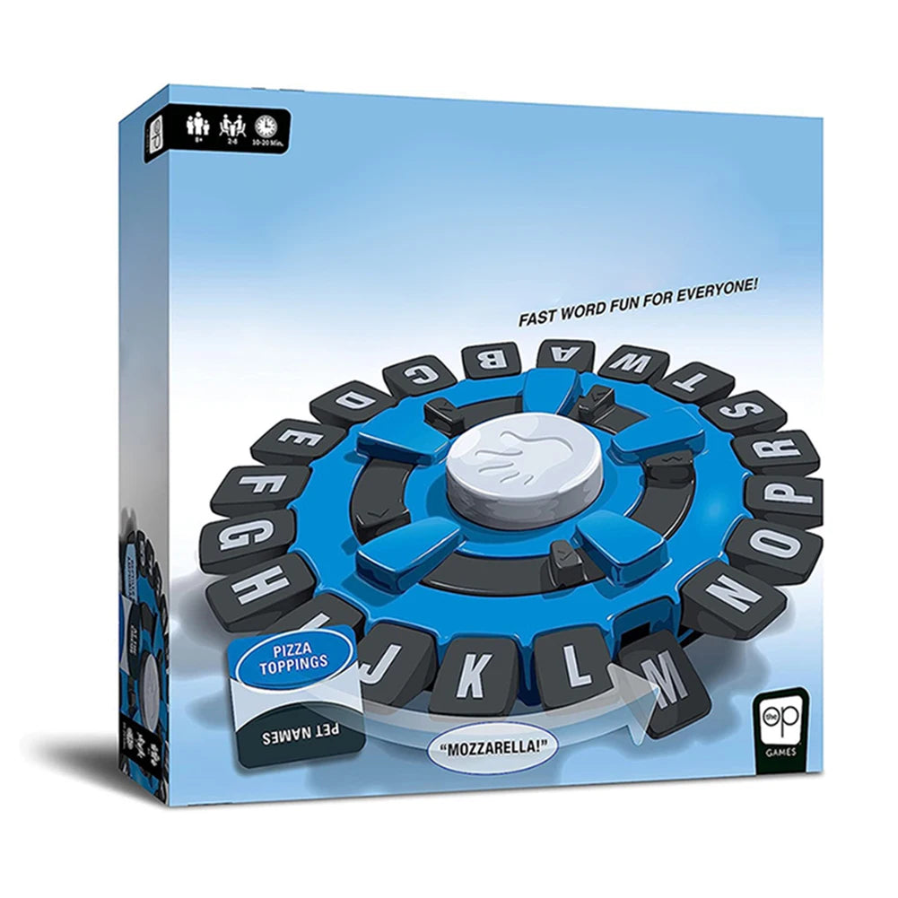 Board Game Basta Think Word Game Fast-Paced Family The Quick Thinking Letter Pressing Puzzle Games For Adults English Table Game