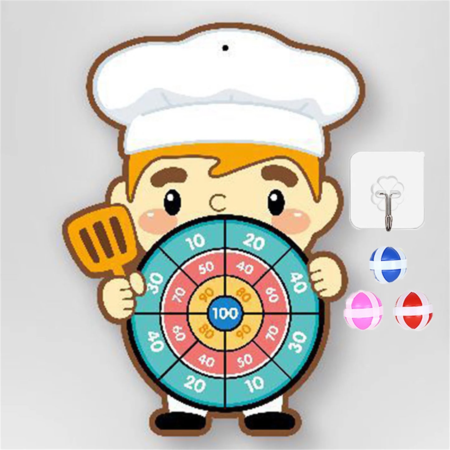 Sticky Ball Dart Board Game