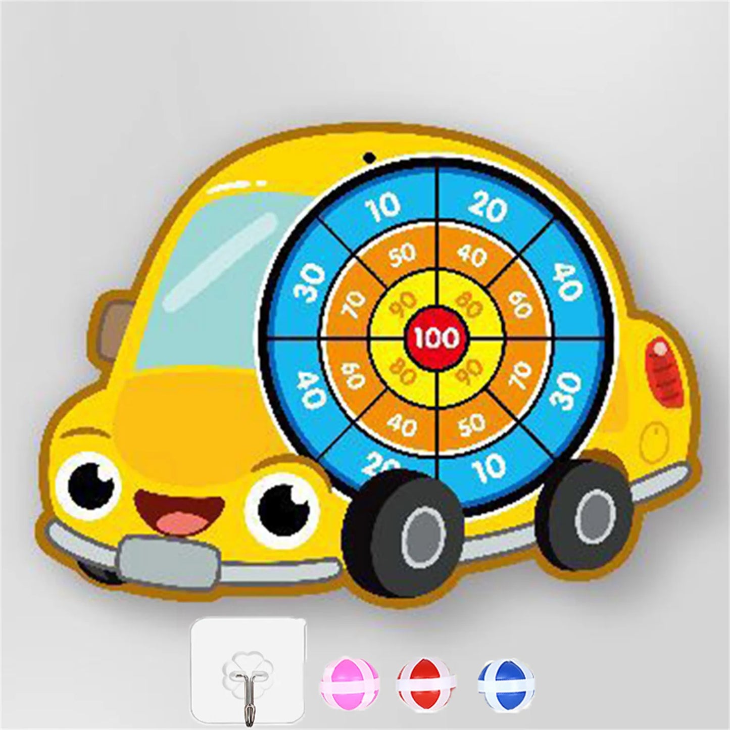 Sticky Ball Dart Board Game